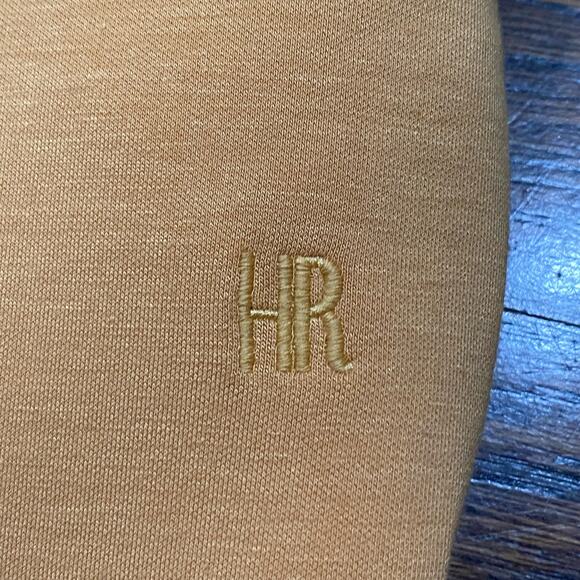 NEW Hayet Rida x Leze Marigold Yellow Elastic Waist Track pants Plus Size 3XL - Picture 6 of 9